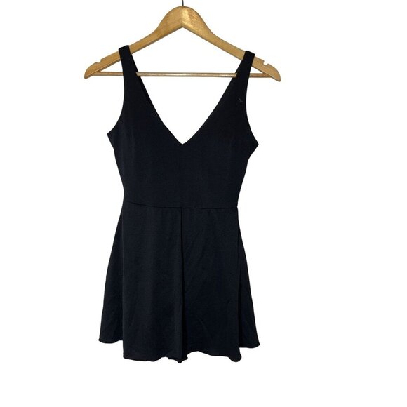 SPANX shape Shaping Piqué Pull-On Swim Dress Black Size M Womens - Picture 3 of 9